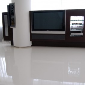 Revêtement polymère brillant