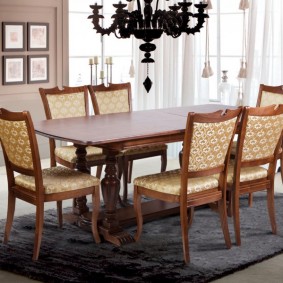 Chaises de salle à manger rembourrées