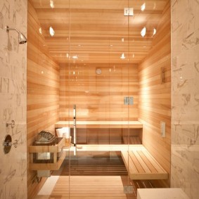 ฉากกั้นกระจกใส