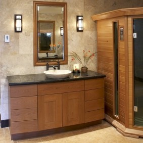 อ่างเท็จบนเคาน์เตอร์มืด