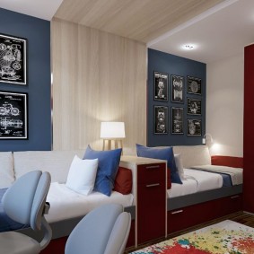 Camera per bambini per due studenti