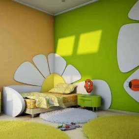 ทาสีผนังของเรือนเพาะชำด้วยสียาง