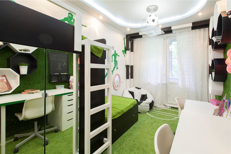 การตกแต่งภายในของธีมฟุตบอล