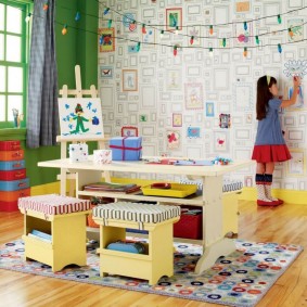 idées de décoration de salle de jeux pour enfants