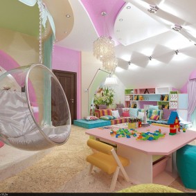 salle de jeux chambre d'enfants photo intérieur