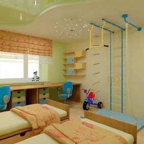 salle de jeux chambre d'enfant options de photo