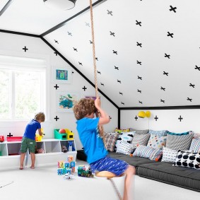 types de conception de salle de jeux