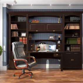 kabinet dalam idea reka bentuk apartmen