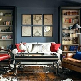 kabinet dalam idea reka bentuk apartmen