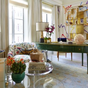 kabinet dalam reka bentuk apartmen