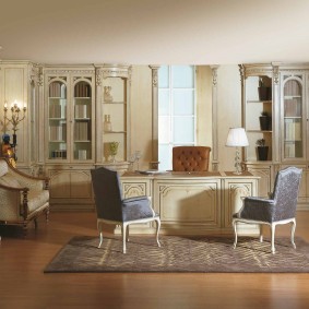 kabinet dalam idea reka bentuk apartmen