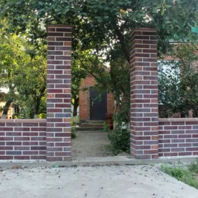 idées de clôture de brique idées