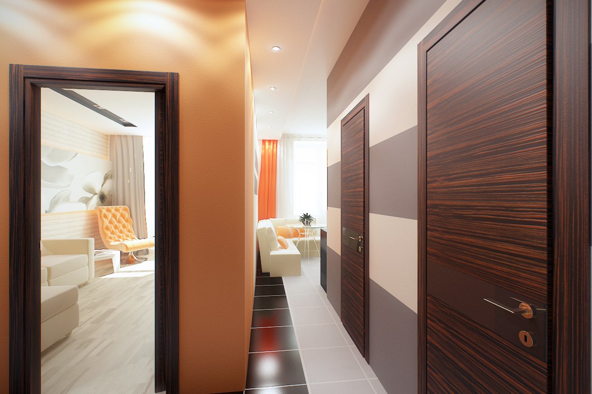 appartement couloir de 40 m²