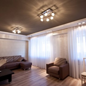 idei de decor în tavan suspendat