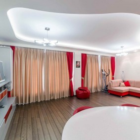 întinde tavanul în interiorul ideilor camerei