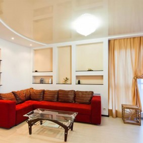 tavan suspendat în interiorul camerei idei