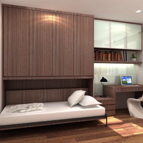 idei de design apartament de studio Hrușciov