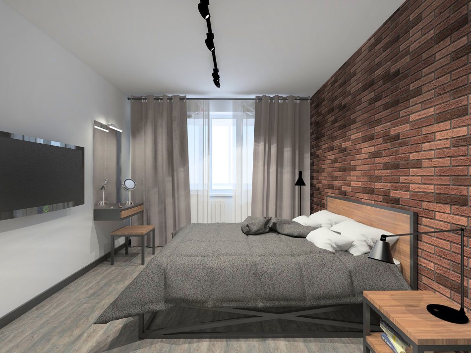 camera da letto a soppalco