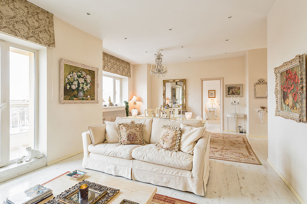 จิตรกรรมฝาผนังในห้องนั่งเล่นโปรวองซ์