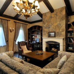 จิตรกรรมฝาผนังในแนวคิดการตกแต่งห้องโถง