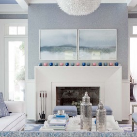 จิตรกรรมผนังในภาพถ่ายความคิดของห้อง