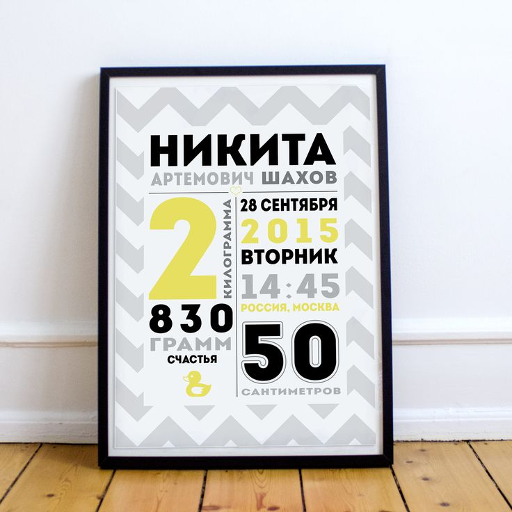 Affiche métrique noire mince