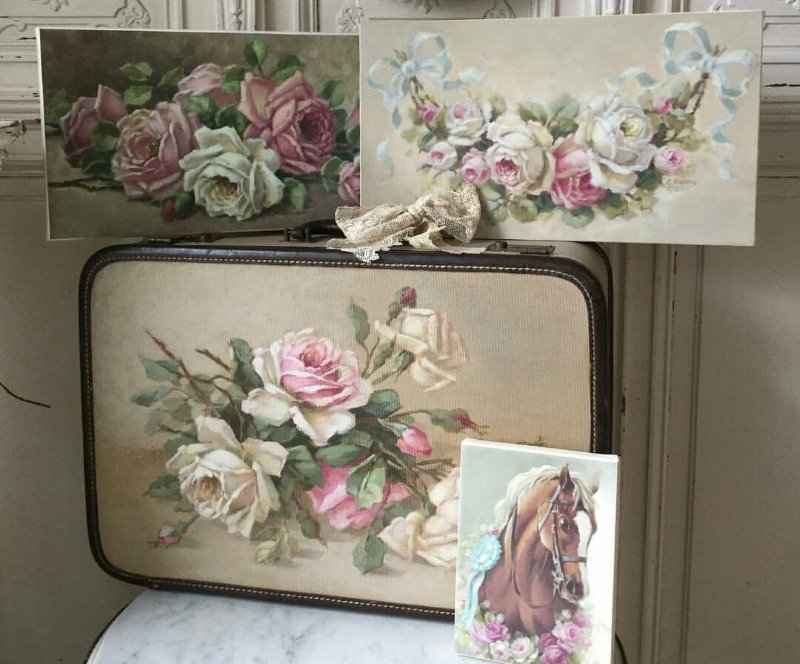 Affiches pour une chambre dans le style du shabby chic