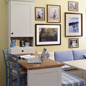 ตกแต่งรูปภาพของผนังในห้องครัว