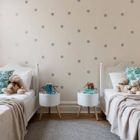 ρύθμιση επίπλων σε ντεκόρ ιδεών για παιδιά