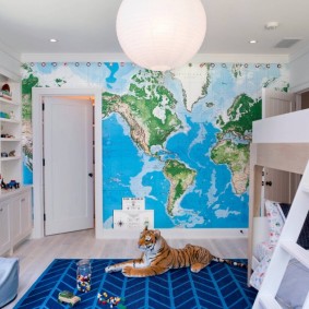 διάταξη επίπλων σε εσωτερική φωτογραφία παιδιών