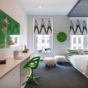 ρύθμιση επίπλων σε ιδέες εσωτερικού χώρου βρεφών