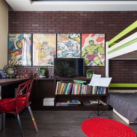 διάταξη επίπλων σε διακόσμηση φωτογραφιών για παιδιά