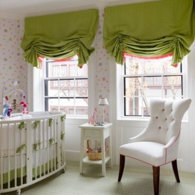 curtains in the nursery ideas interior