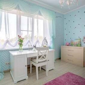curtains in the nursery photo design