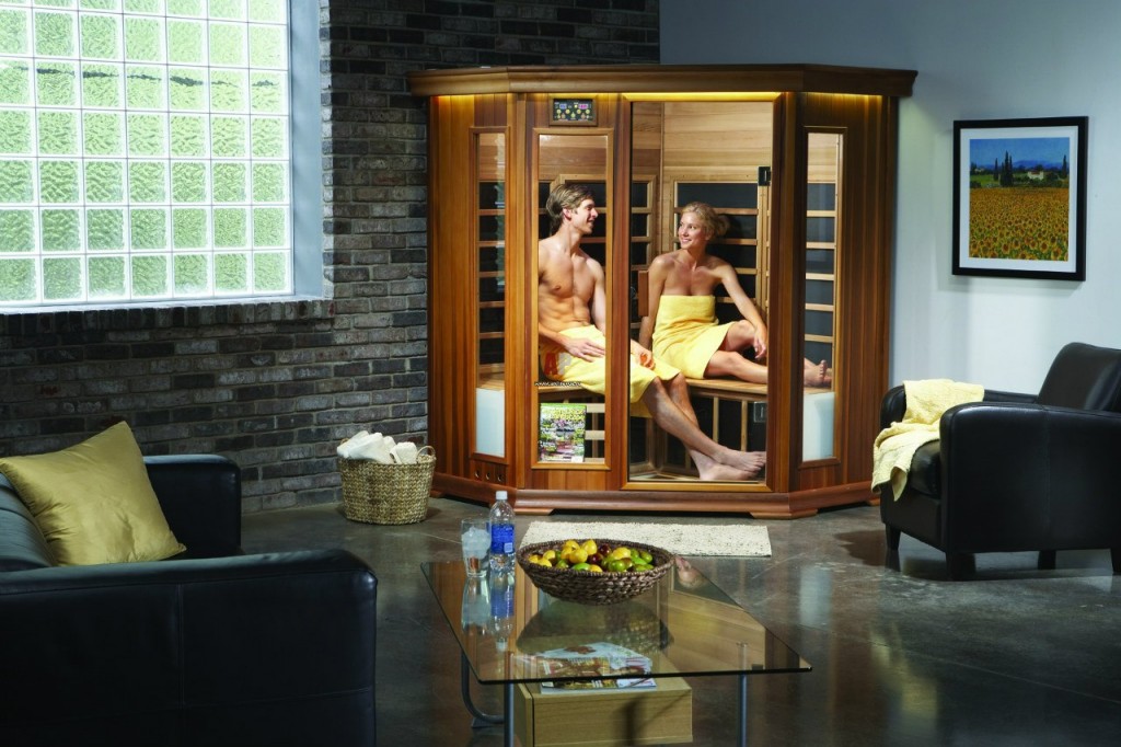 ซาวน่าอินฟาเรดในห้องนั่งเล่น