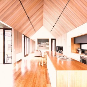 doublure dans le décor de la cuisine