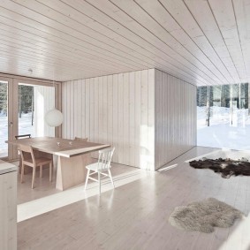 doublure dans le décor photo de la cuisine