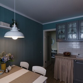 doublure dans le décor photo de la cuisine