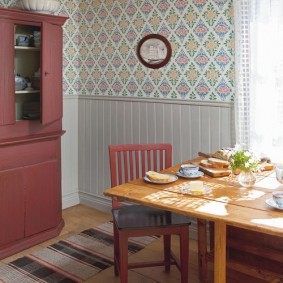 doublure dans la décoration photo de la cuisine