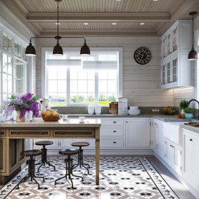 doublure dans la cuisine