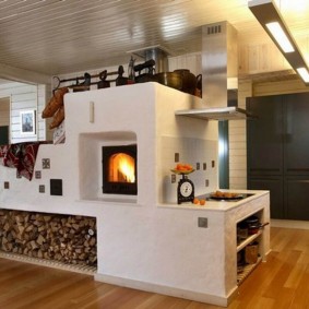 doublure dans les idées de conception de cuisine