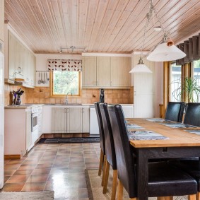 doublure dans la conception de photo de cuisine