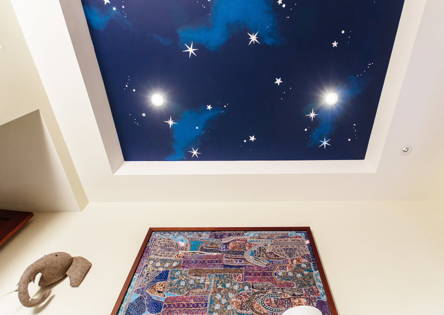 Langit gambar kertas dinding berbintang