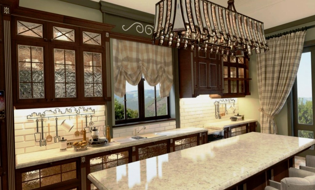 cuisine 9 m² style anglais