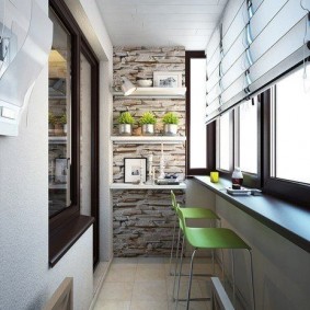 Barkrukken met plastic stoelen