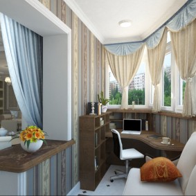 Conception de balcon de style classique