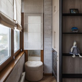 Rèm cửa La Mã trên ban công sau khi sửa chữa