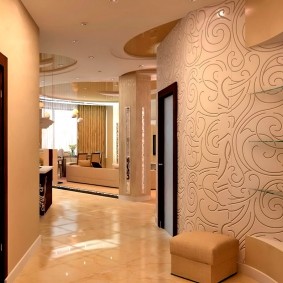 Papier peint en vinyle de couleur claire