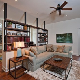 Bucătărie-living într-o casă modernă