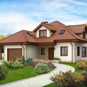 Maison soignée avec grenier résidentiel